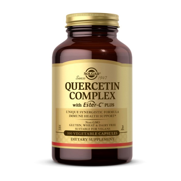 Solgar Quercetin Complex с Ester-C plus (100 растительных капсул)