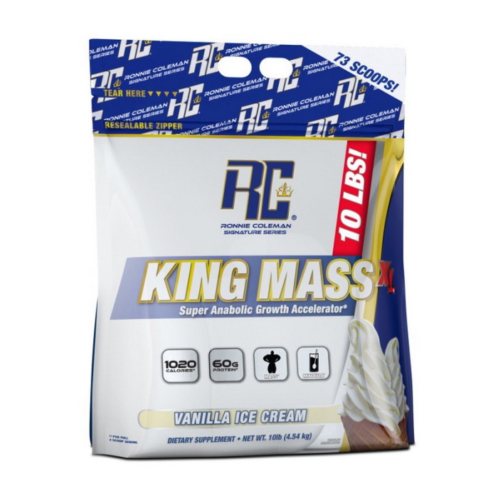 Ronnie Coleman King Mass XL (4,54 кг, клубничный молочный коктейль)
