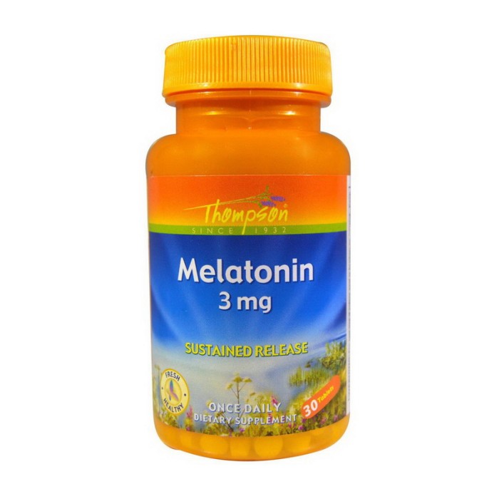Thompson Melatonin 3 мг (30 таб.)