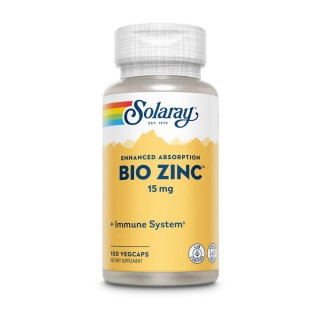 Solaray Bio Zinc 15 мг (100 рослинних капсул)