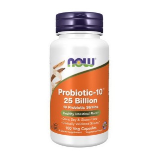 NOW Probiotic-10 25 Billion (100 veg caps)