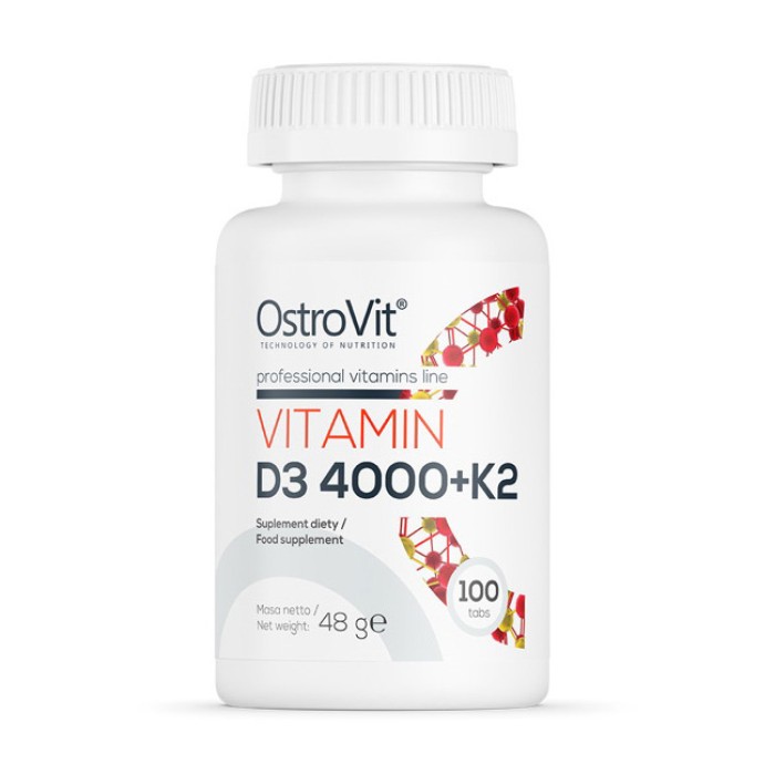 OstroVit Vitamin D3 4000 + K2 (100 таб.)