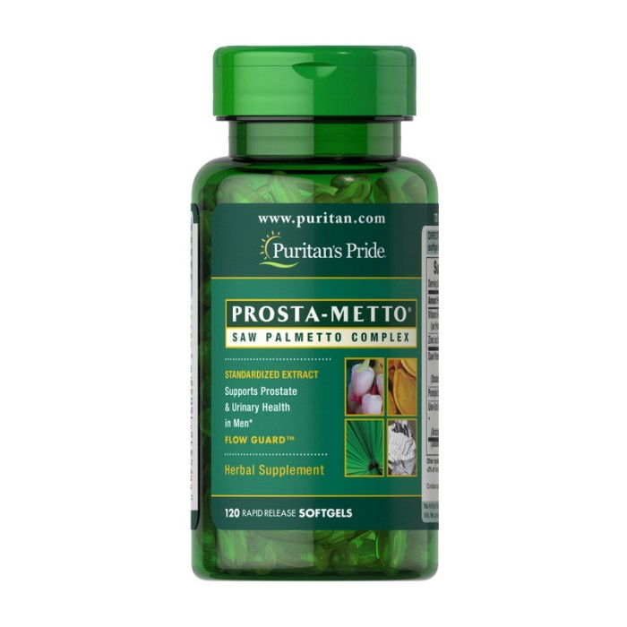 Puritan's Pride Prosta-Metto Saw Palmetto Complex (120 капсул)