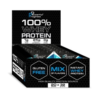 Powerful Progress 100% Whey Protein (20 packs * 32 g, cappucino)