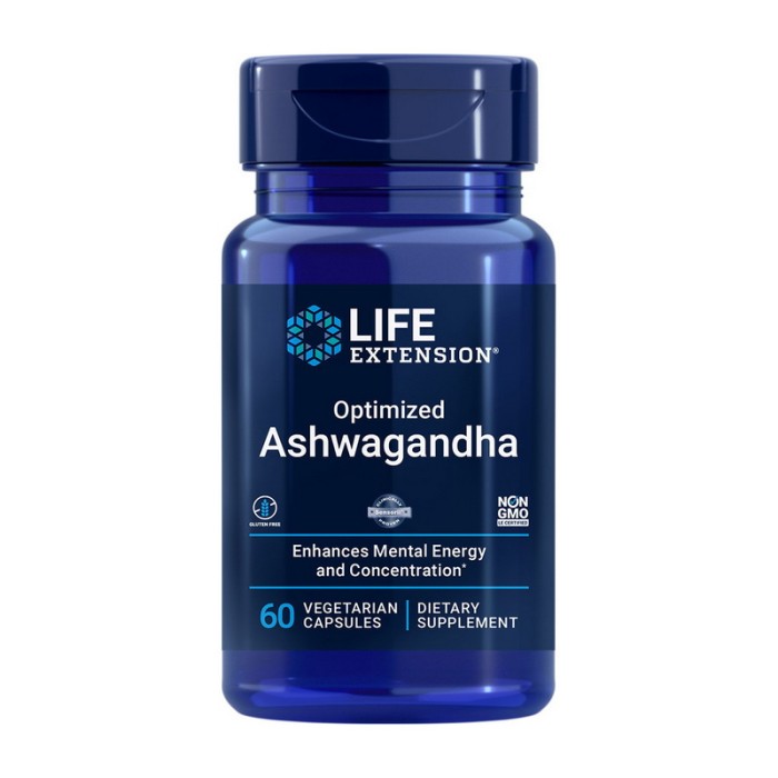 Life Extension Ashwagandha (60 растительных капсул)
