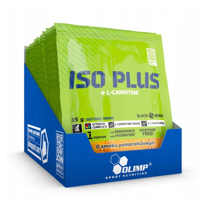 OLIMP Iso Plus + L-Carnitine (35 г, апельсин)