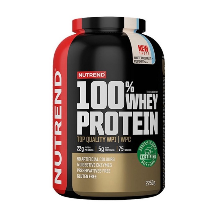 Nutrend 100% Whey Protein (2,25 кг, печенье и сливки)