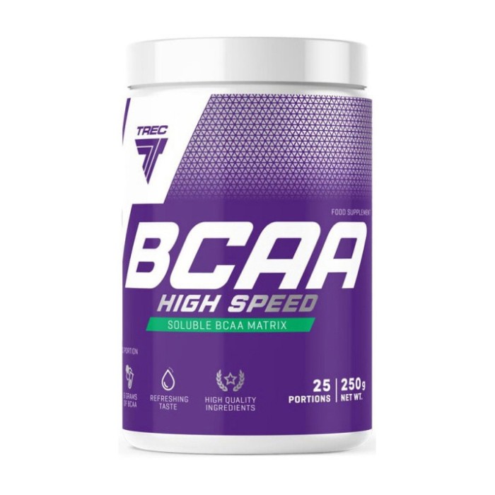 TREC nutrition BCAA високошвидкісні (250 г, лимон)