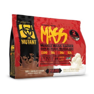 Mutant Mutant Mass 2 Flavours one bag (2,72, triple chocolate & vanilla ice cream)