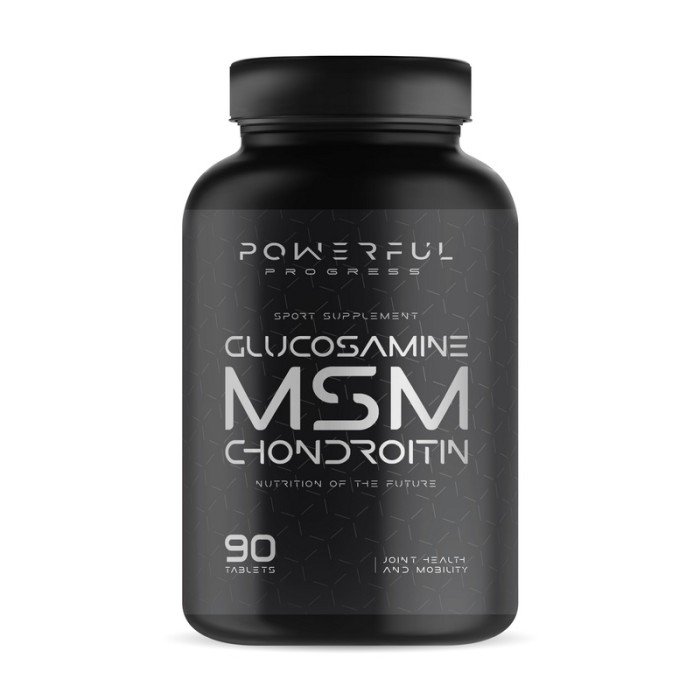 Powerful Progress Glucosamine-Chondroitin + MSM (90 tab)