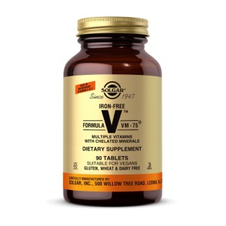 Solgar Formula V VM - 75 Iron-Free (90 tab)