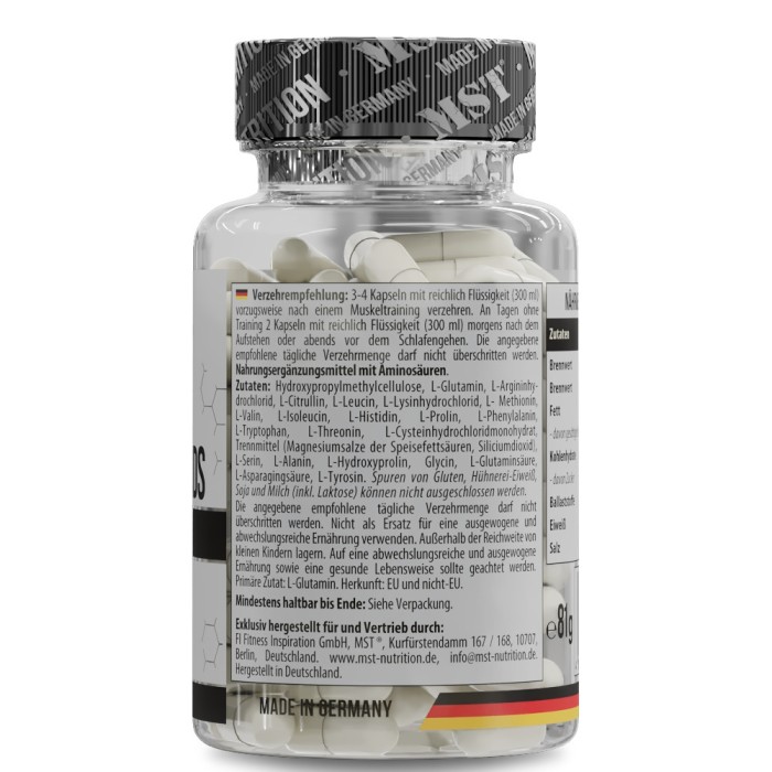 Аминокислота MST 21 Amino Acids, 60 капсул