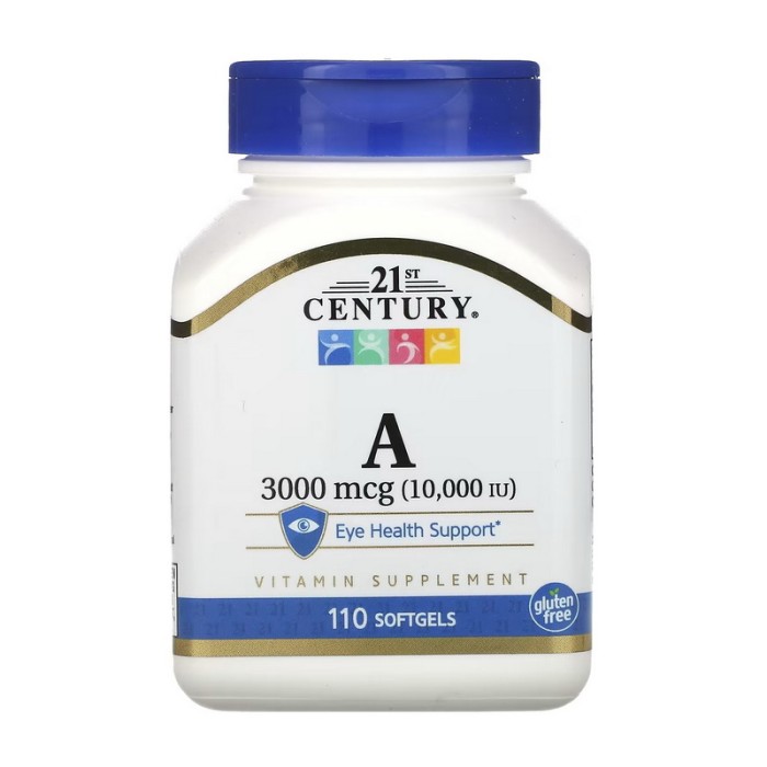 21st Century Vitamin A 3000 mcg (10 000 IU) (110 softgels) (110 softgels)