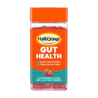 Haliborange Gut Health (30 gummies, strawberry)