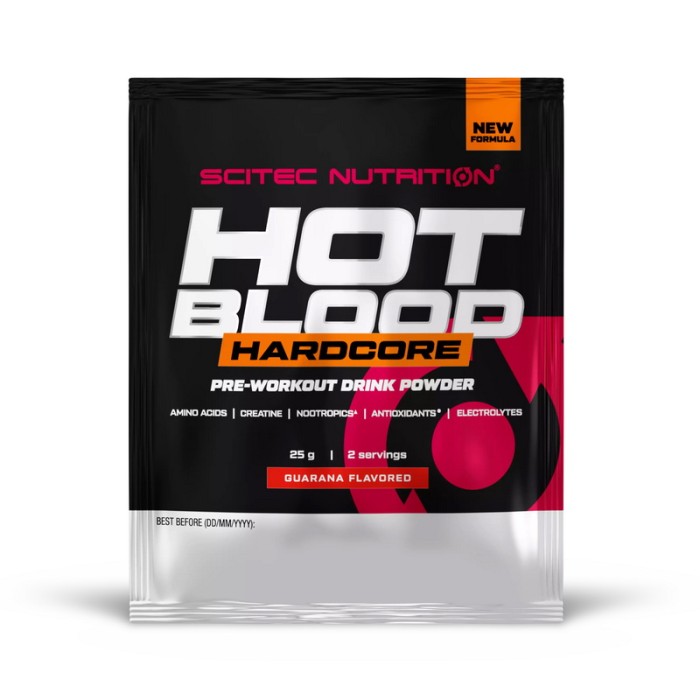 Scitec Nutrition Hot Blood Hardcore (25 г, гуарана)