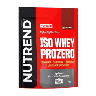 Nutrend Iso Whey Prozero (500 g, chocolate brownies)