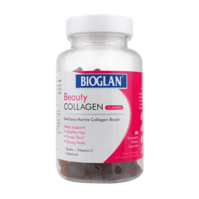 Жувальні цукерки Bioglan Beauty Collagen (60 цукерок, полуниця)
