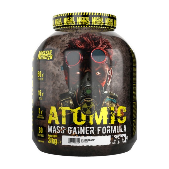 Формула гейнера Atomic Mass Gainer від Nuclear Nutrition (3 кг, снікерси)
