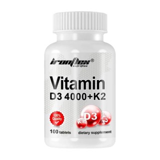 IronFlex Vitamin D3 4000+K2 (100 таб)