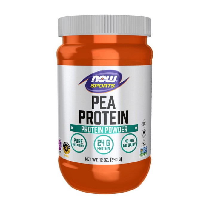 NOW Pea Protein (340 g, pure unflavored)