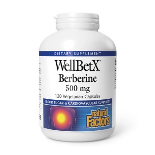 Natural Factors Berberine 500 mg (120 veg caps)