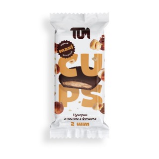TOM peanut butter Конфеты с пастой фундука черный шоколад (38 g)