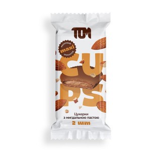 TOM peanut butter Конфеты с миндальной пастой в молочном шоколаде (38 g)
