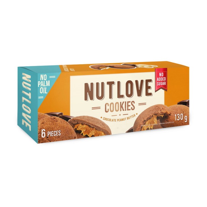 Печенье Nutlove All Nutrition (130 г, шоколад с арахисовым маслом)