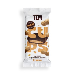 TOM peanut butter Конфеты с арахисовой пастой в черном шоколаде (38 g)