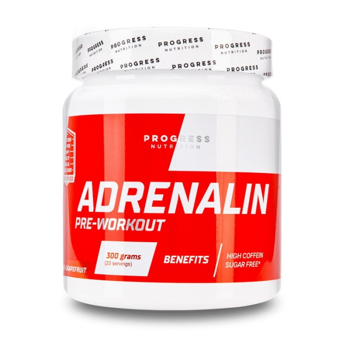 Передтренувальний комплекс Progress Nutrition Adrenalin (300 г, апельсин-грейпфрут)