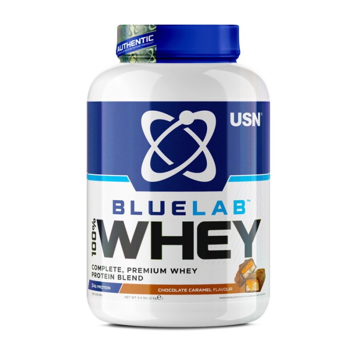USN Blue Lab 100% Whey Premium Protein (2 kg, chocolate caramel)