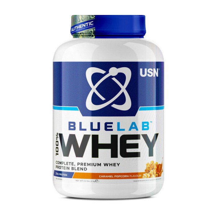 USN Blue Lab 100% Whey Premium Protein (2 kg, caramel popcorn)