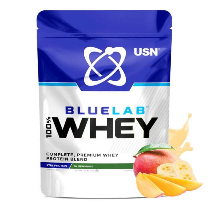 USN Blue Lab 100% Whey Premium Protein (476 г, тропический смузи)