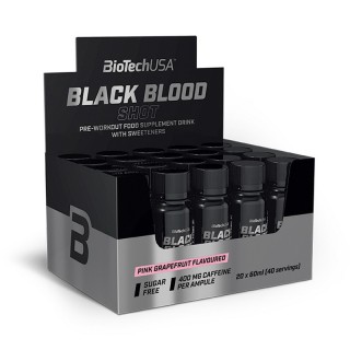 BioTech Black Blood Shot (20*60 ml, lemonade)
