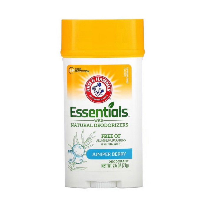 Arm & Hammer Essentials з натуральними дезодорантами (71 г, ягоди ялівцю)
