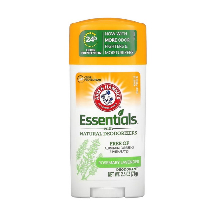 Arm & Hammer Essentials з натуральними дезодорантами (71 г, розмарин, лаванда)