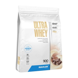 Maxler Ultra Whey (900 г, полуничний молочний коктейль)