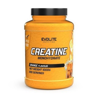 Креатин Evolite Nutrition Creatine Monohydrate, 1 кг Апельсин