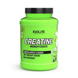Креатин Evolite Nutrition Creatine Monohydrate, 1 кг. Зеленое яблоко.