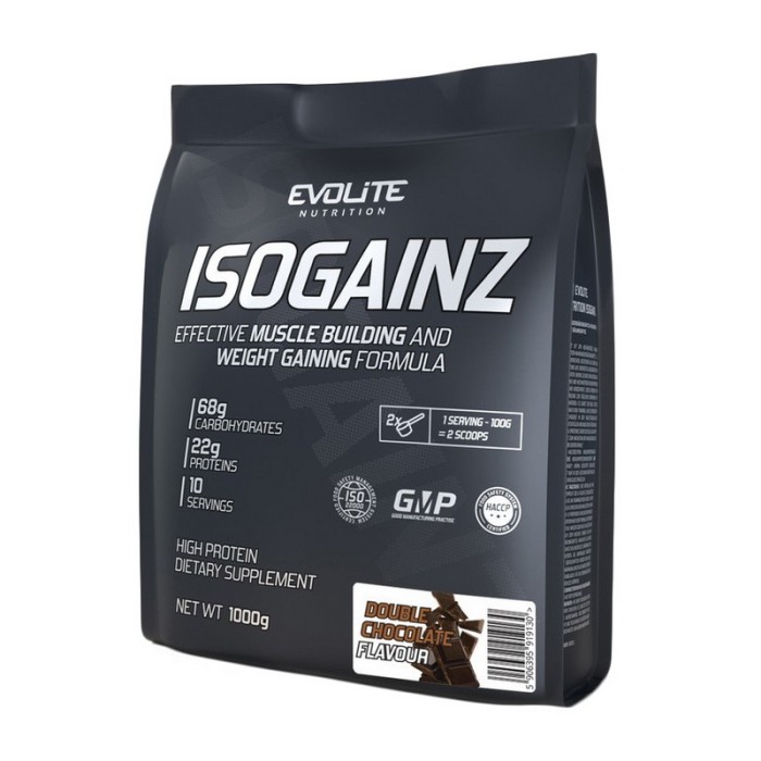 Evolite Nutrition Iso Gainz (1 кг, подвійний шоколад)