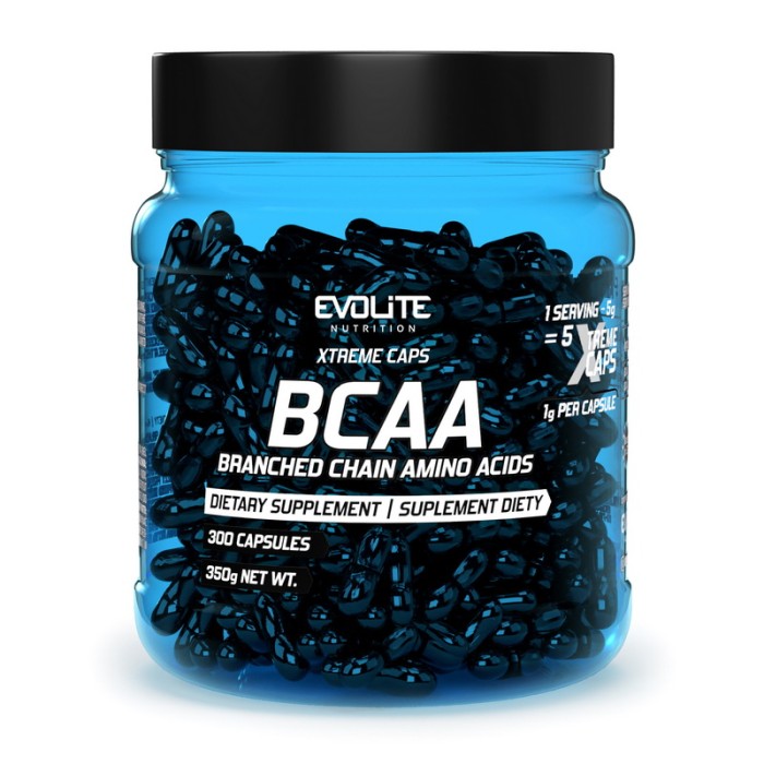 Амінокислота BCAA Evolite Nutrition BCAA 2:1:1 Xtreme, 300 капсул