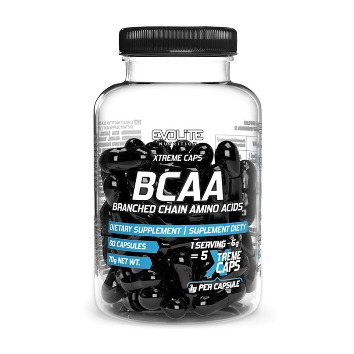 Evolite Nutrition BCAA 2:1:1 Xtreme (60 капсул)