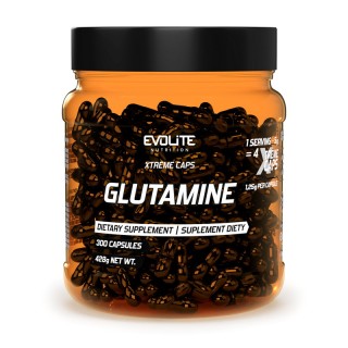 Амінокислота Evolite Nutrition Glutamine 1250 mg Extreme, 300 капсул