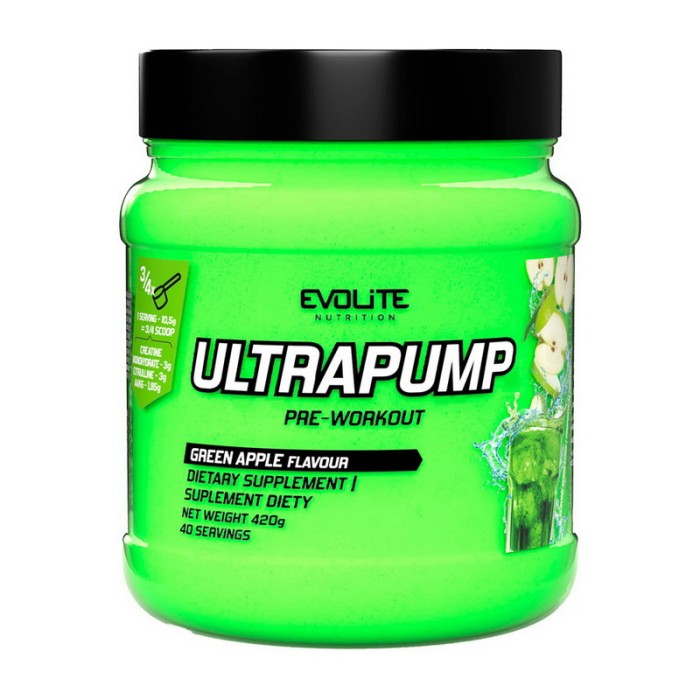 Evolite Nutrition Ultra Pump (420 г, зелене яблуко)