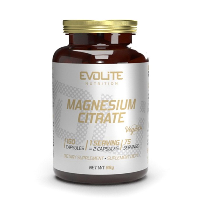 Вітаміни та мінерали Evolite Nutrition Magnesium Citrate, 150 вегакапсул