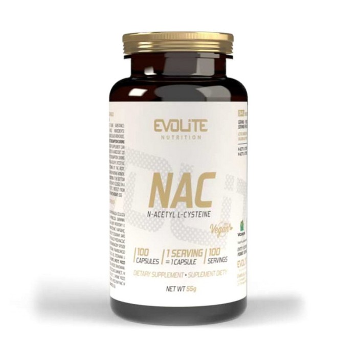Evolite Nutrition NAC 300 мг (100 рослинних капсул)