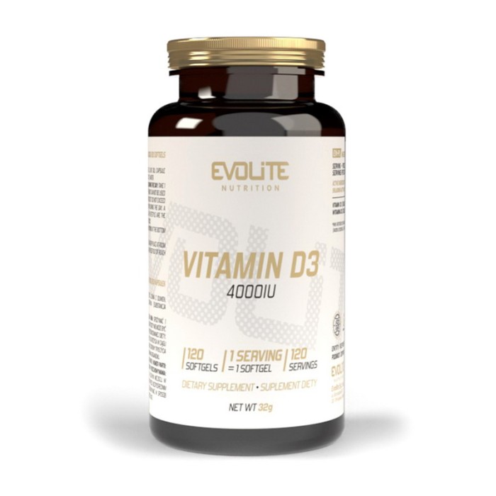 Evolite Nutrition Vitamin D3 4000 МО (120 sgels)