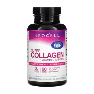 NeoCell Super Collagen + Vitamin C & Biotin (180 таблеток)