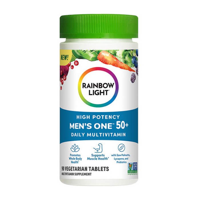 Rainbow Light Men's One 50+ (90 вегетаріанських таблеток)