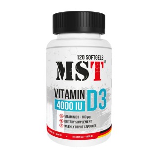 MST Вітамін D3 4000 МО (100 мкг) (120 капсул)